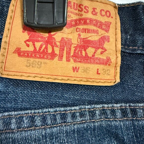 Levi's 569 Blue Jeans Men's Size 36 x 32 - Picture 3 of 9